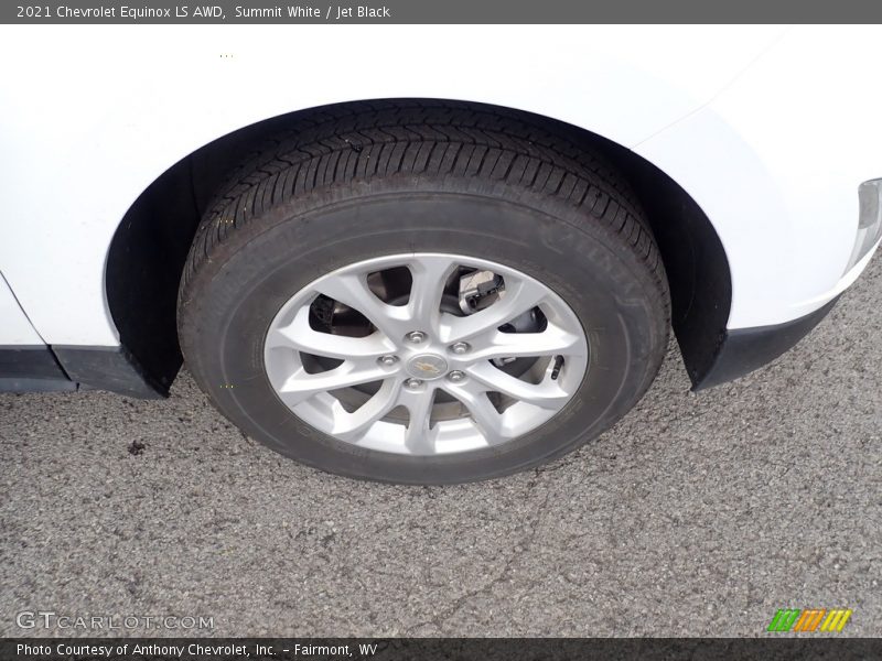 Summit White / Jet Black 2021 Chevrolet Equinox LS AWD