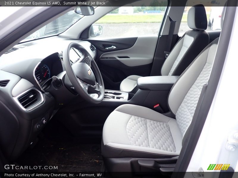 Summit White / Jet Black 2021 Chevrolet Equinox LS AWD
