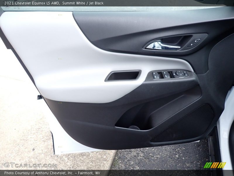 Summit White / Jet Black 2021 Chevrolet Equinox LS AWD