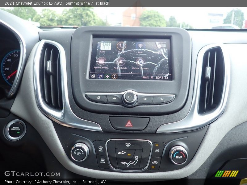 Summit White / Jet Black 2021 Chevrolet Equinox LS AWD