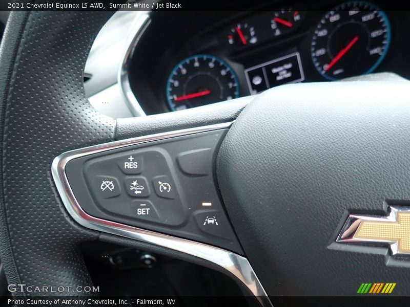 Summit White / Jet Black 2021 Chevrolet Equinox LS AWD