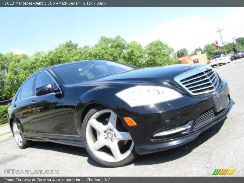 Black / Black 2013 Mercedes-Benz S 550 4Matic Sedan