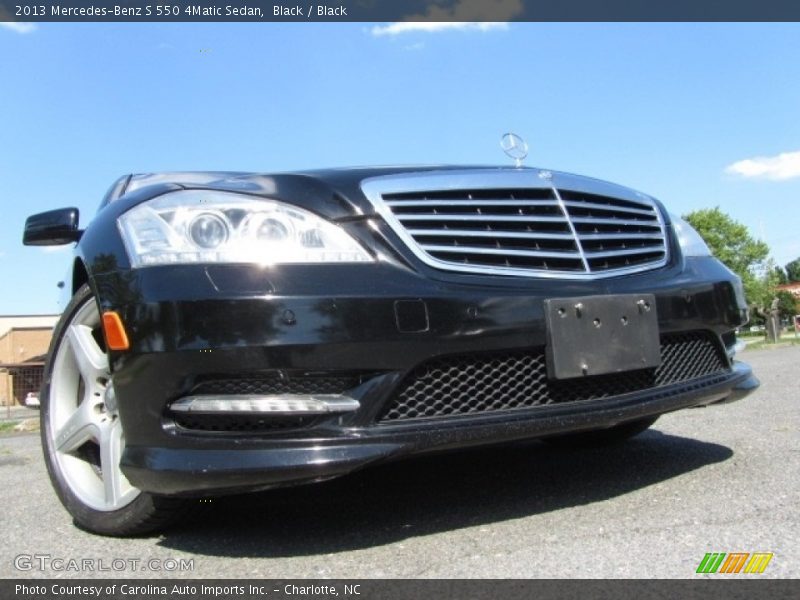 Black / Black 2013 Mercedes-Benz S 550 4Matic Sedan