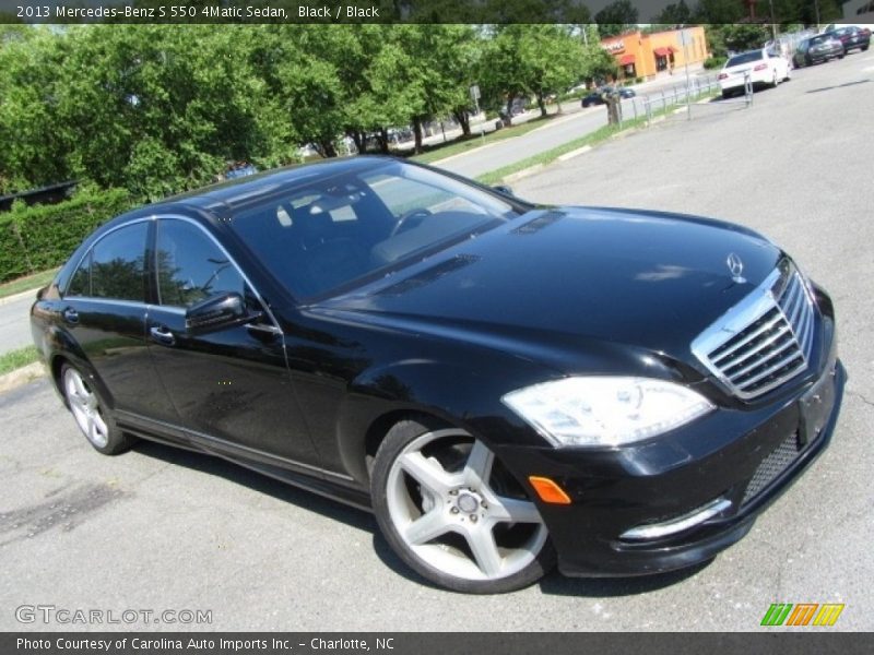 Black / Black 2013 Mercedes-Benz S 550 4Matic Sedan