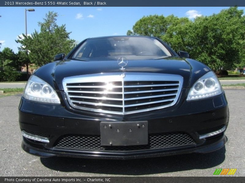 Black / Black 2013 Mercedes-Benz S 550 4Matic Sedan