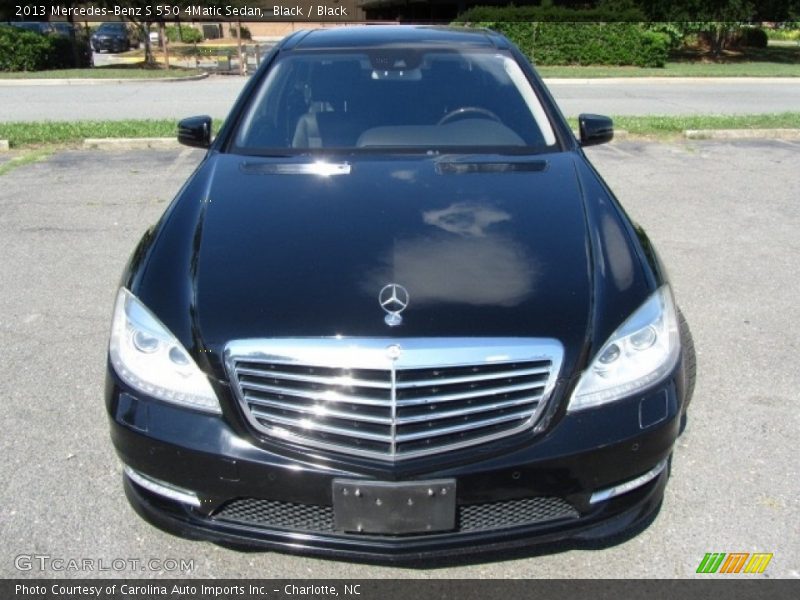 Black / Black 2013 Mercedes-Benz S 550 4Matic Sedan