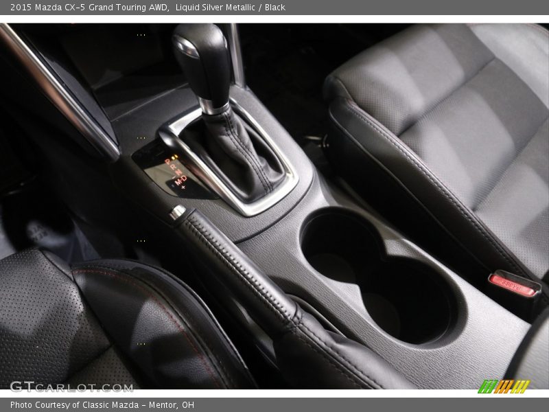 Liquid Silver Metallic / Black 2015 Mazda CX-5 Grand Touring AWD