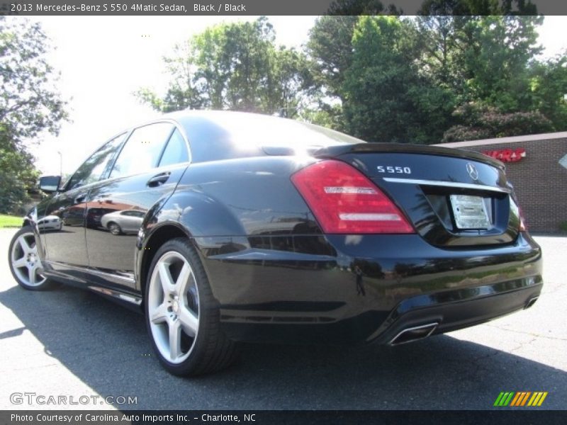 Black / Black 2013 Mercedes-Benz S 550 4Matic Sedan