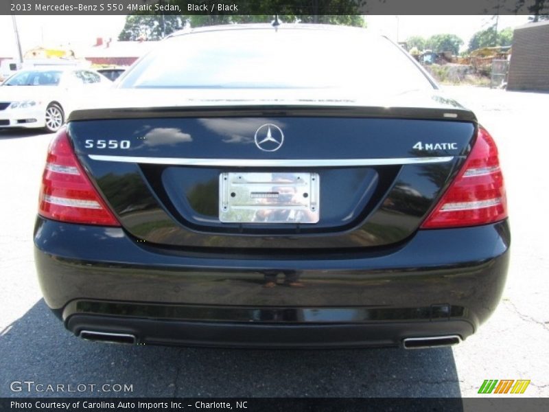 Black / Black 2013 Mercedes-Benz S 550 4Matic Sedan