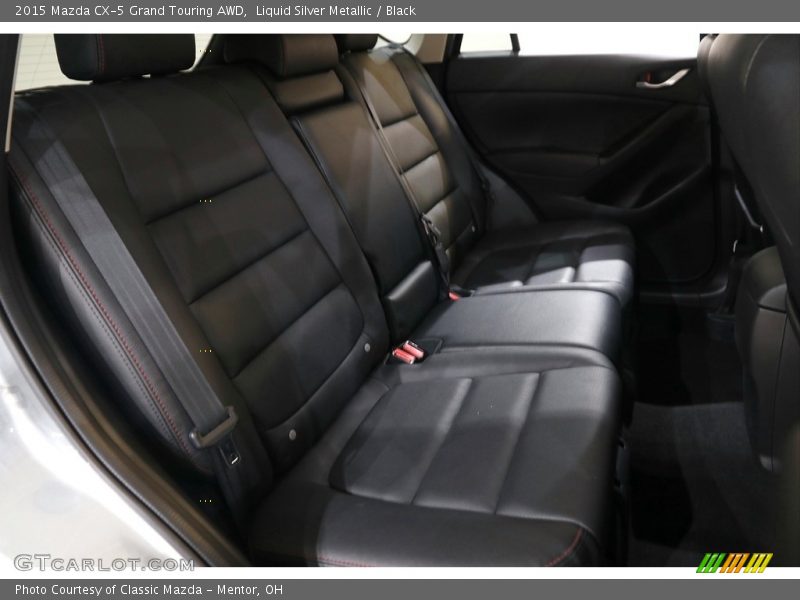 Liquid Silver Metallic / Black 2015 Mazda CX-5 Grand Touring AWD