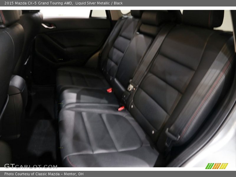 Liquid Silver Metallic / Black 2015 Mazda CX-5 Grand Touring AWD