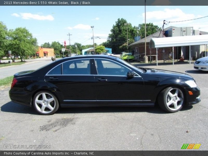 Black / Black 2013 Mercedes-Benz S 550 4Matic Sedan