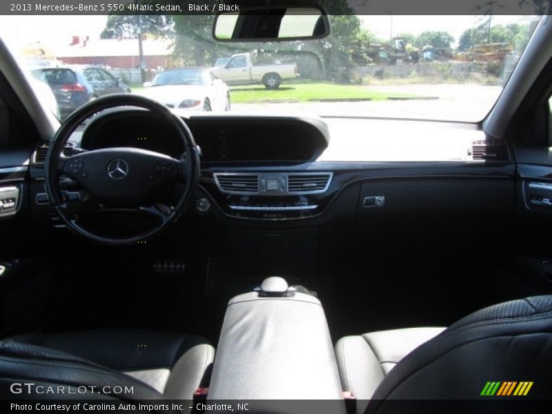 Black / Black 2013 Mercedes-Benz S 550 4Matic Sedan