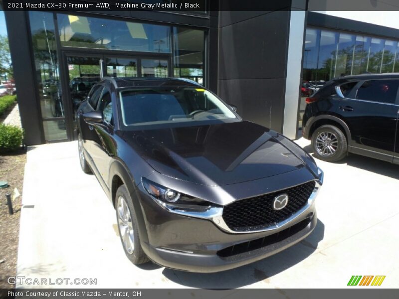 Machine Gray Metallic / Black 2021 Mazda CX-30 Premium AWD