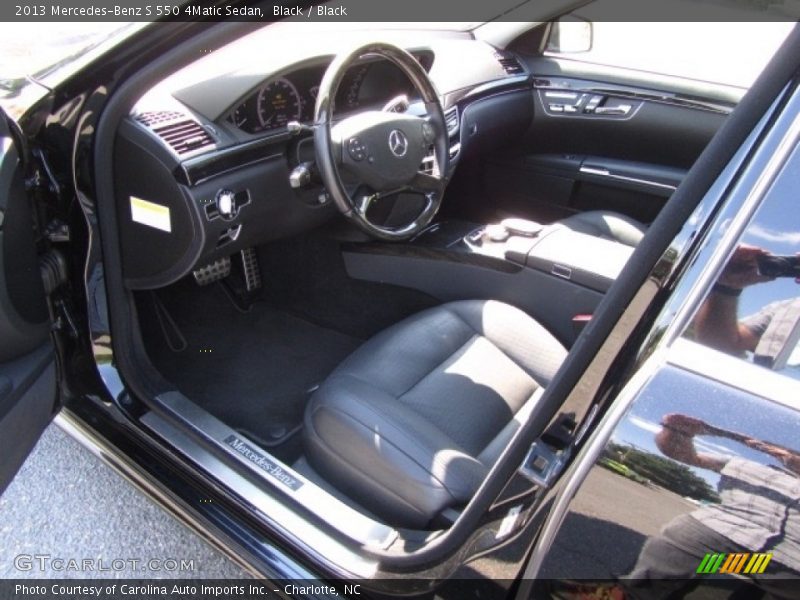 Black / Black 2013 Mercedes-Benz S 550 4Matic Sedan
