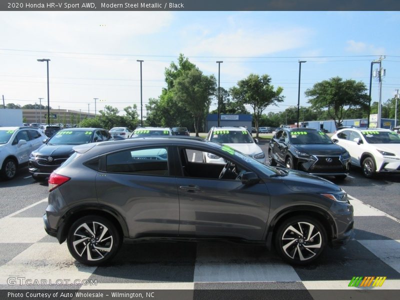 Modern Steel Metallic / Black 2020 Honda HR-V Sport AWD