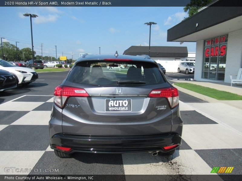 Modern Steel Metallic / Black 2020 Honda HR-V Sport AWD