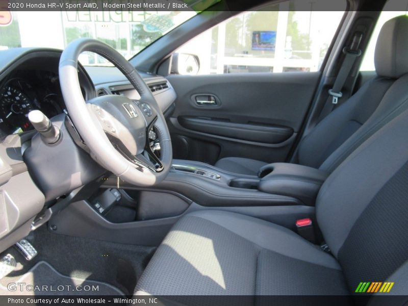 Modern Steel Metallic / Black 2020 Honda HR-V Sport AWD