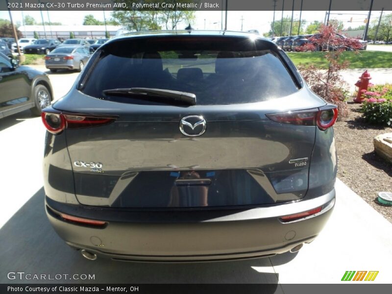 Polymetal Gray Metallic / Black 2021 Mazda CX-30 Turbo Premium AWD