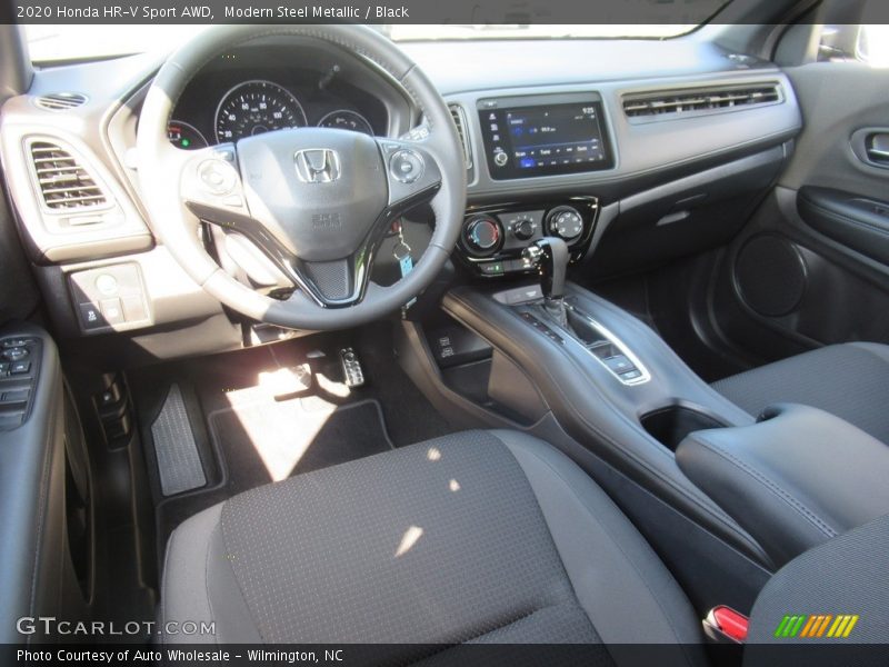 Modern Steel Metallic / Black 2020 Honda HR-V Sport AWD