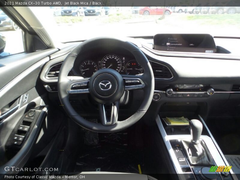 Jet Black Mica / Black 2021 Mazda CX-30 Turbo AWD