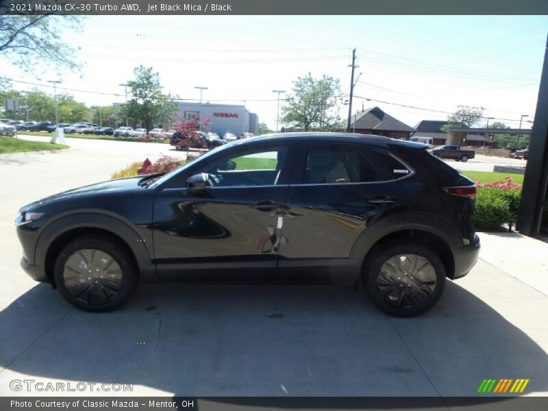 Jet Black Mica / Black 2021 Mazda CX-30 Turbo AWD