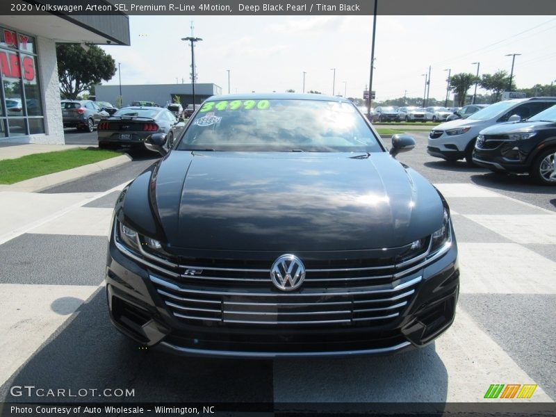 Deep Black Pearl / Titan Black 2020 Volkswagen Arteon SEL Premium R-Line 4Motion