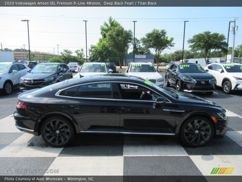 Deep Black Pearl / Titan Black 2020 Volkswagen Arteon SEL Premium R-Line 4Motion