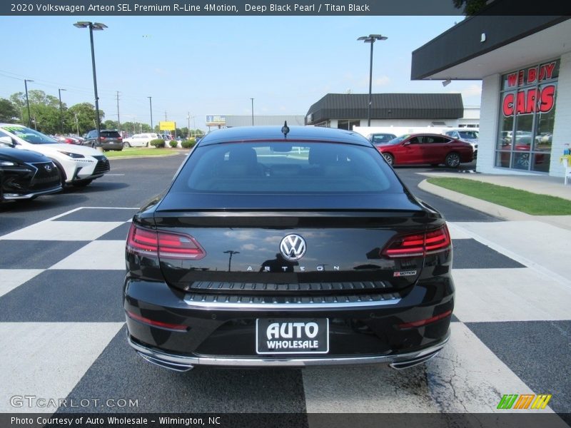Deep Black Pearl / Titan Black 2020 Volkswagen Arteon SEL Premium R-Line 4Motion