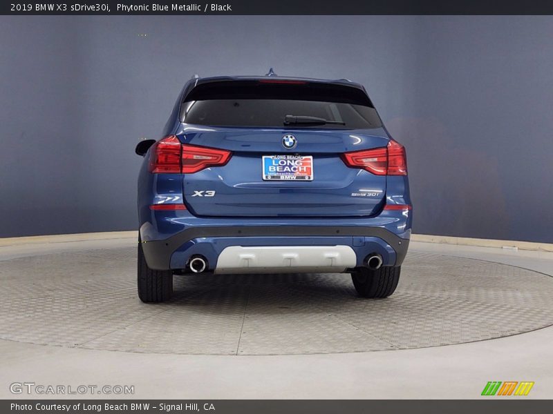 Phytonic Blue Metallic / Black 2019 BMW X3 sDrive30i