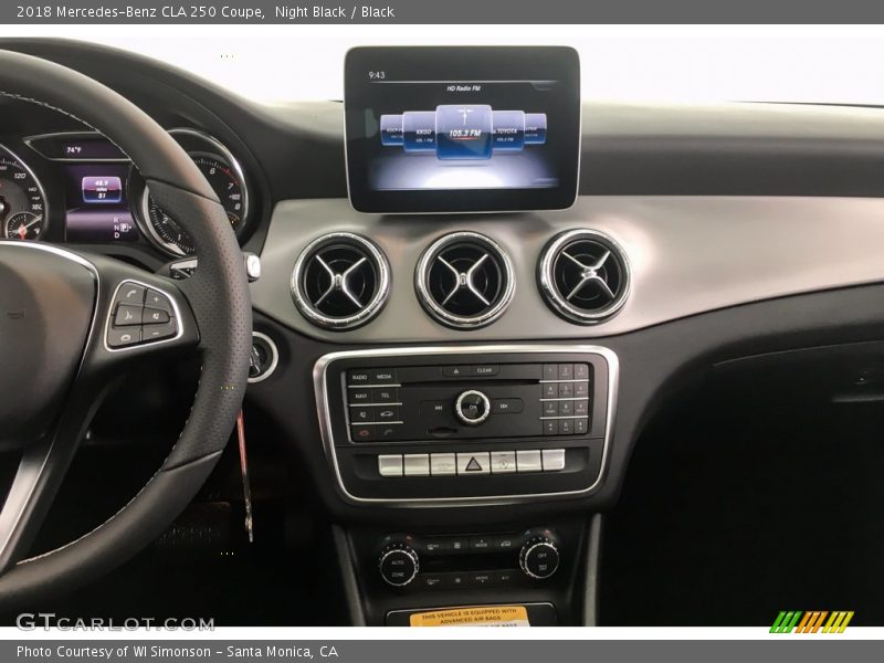 Night Black / Black 2018 Mercedes-Benz CLA 250 Coupe
