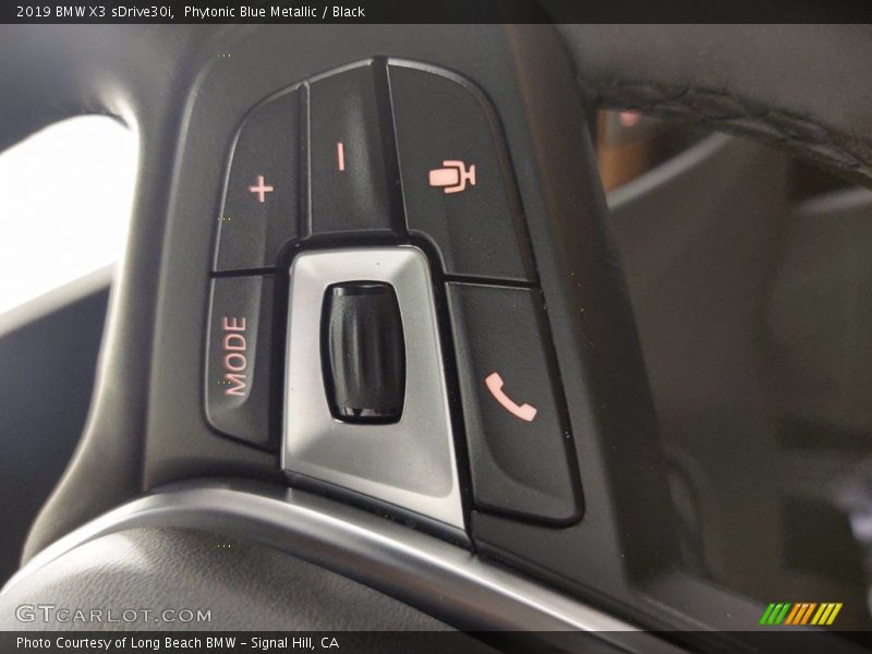 Phytonic Blue Metallic / Black 2019 BMW X3 sDrive30i