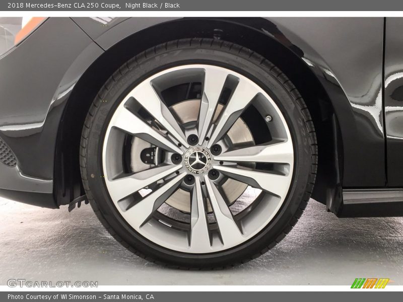 Night Black / Black 2018 Mercedes-Benz CLA 250 Coupe