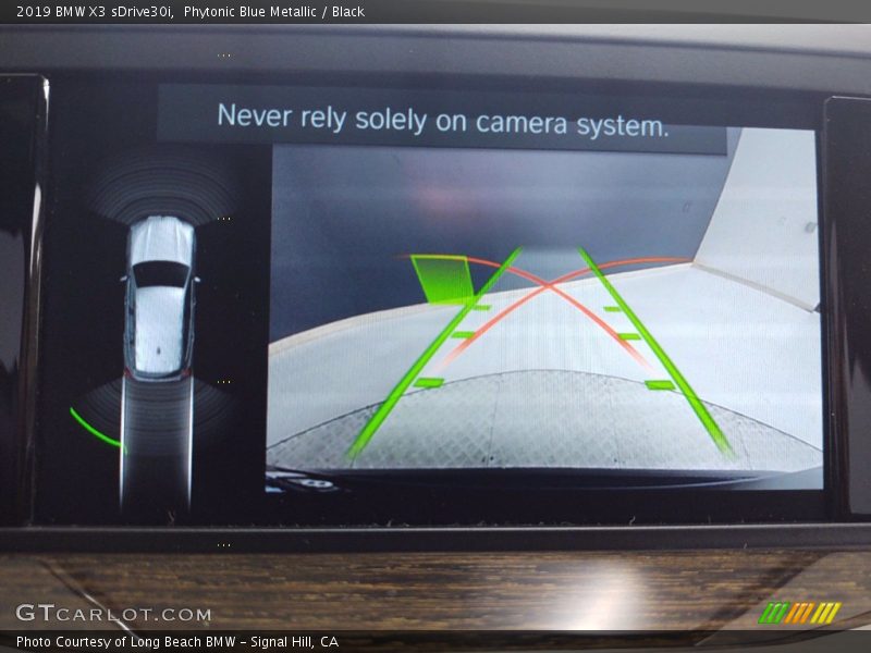 Phytonic Blue Metallic / Black 2019 BMW X3 sDrive30i