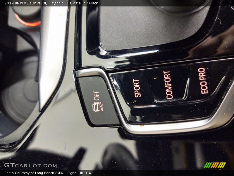 Phytonic Blue Metallic / Black 2019 BMW X3 sDrive30i