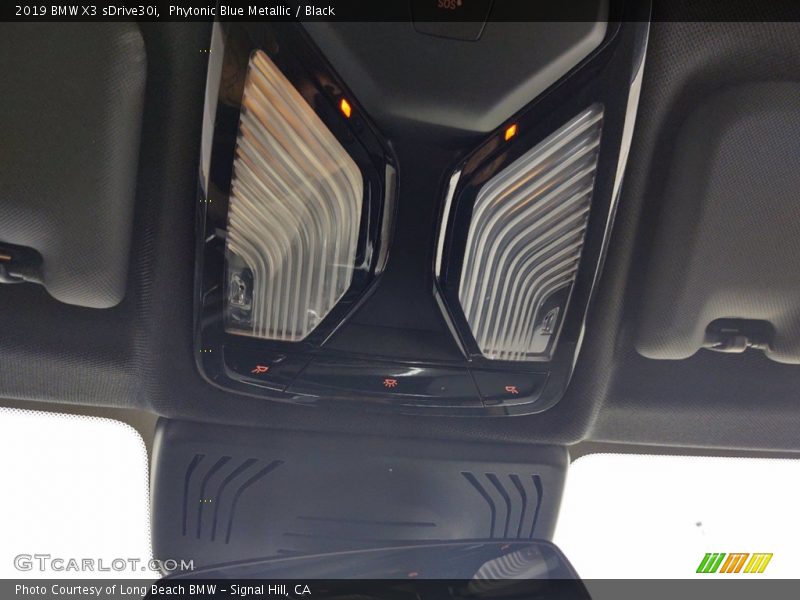 Phytonic Blue Metallic / Black 2019 BMW X3 sDrive30i