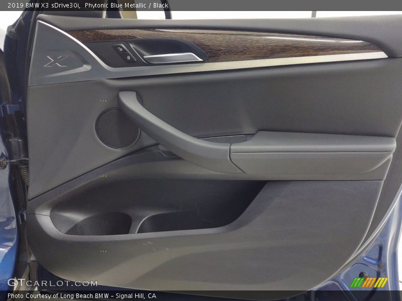 Phytonic Blue Metallic / Black 2019 BMW X3 sDrive30i