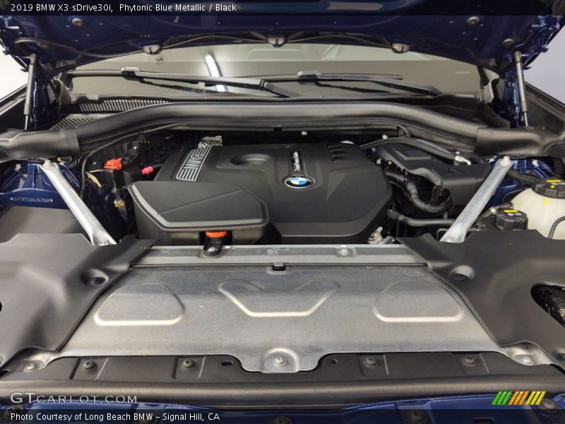 Phytonic Blue Metallic / Black 2019 BMW X3 sDrive30i