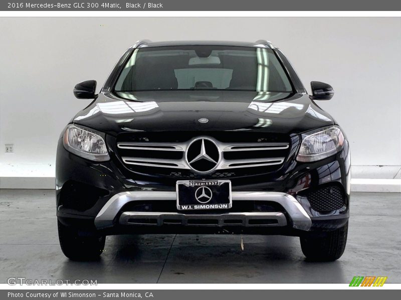Black / Black 2016 Mercedes-Benz GLC 300 4Matic