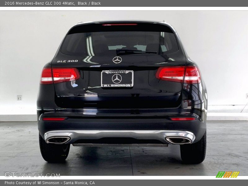 Black / Black 2016 Mercedes-Benz GLC 300 4Matic