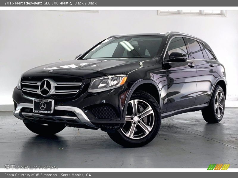 Black / Black 2016 Mercedes-Benz GLC 300 4Matic