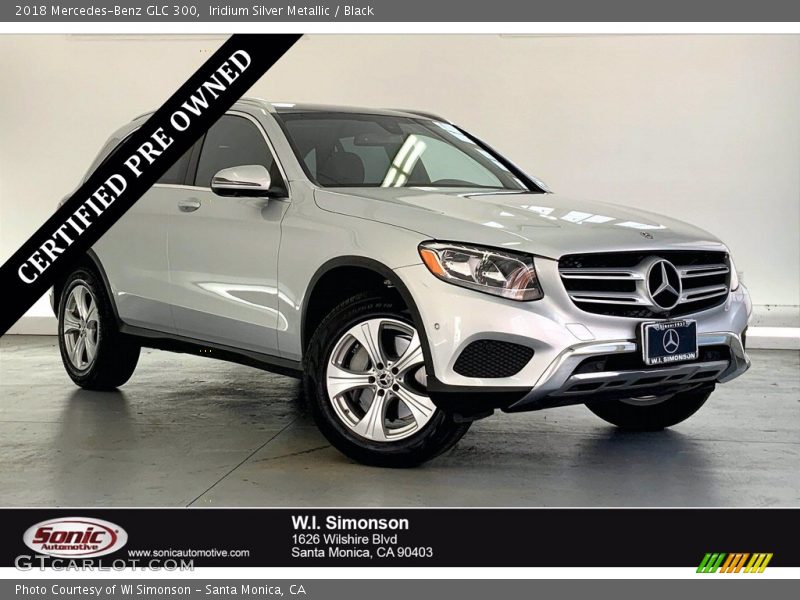 Iridium Silver Metallic / Black 2018 Mercedes-Benz GLC 300