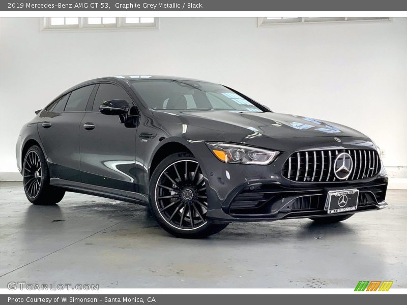 Graphite Grey Metallic / Black 2019 Mercedes-Benz AMG GT 53