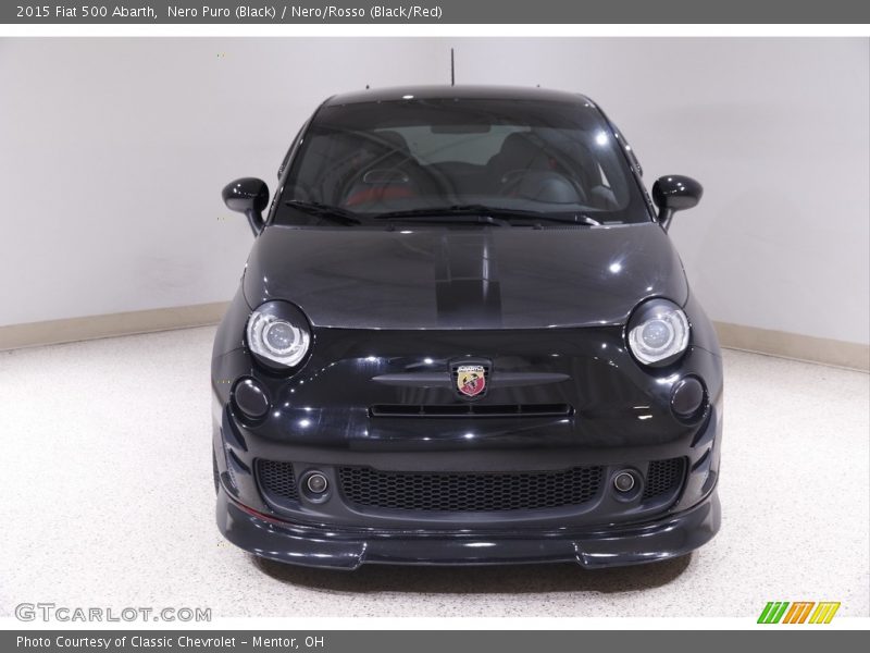 Nero Puro (Black) / Nero/Rosso (Black/Red) 2015 Fiat 500 Abarth