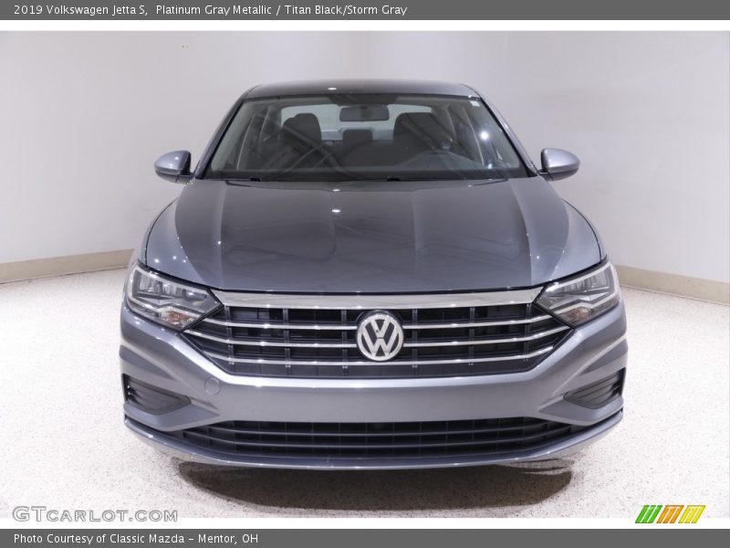 Platinum Gray Metallic / Titan Black/Storm Gray 2019 Volkswagen Jetta S