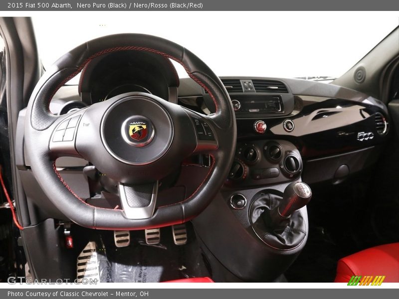 Dashboard of 2015 500 Abarth