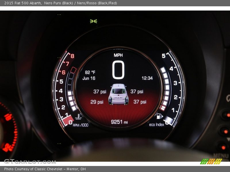  2015 500 Abarth Abarth Gauges