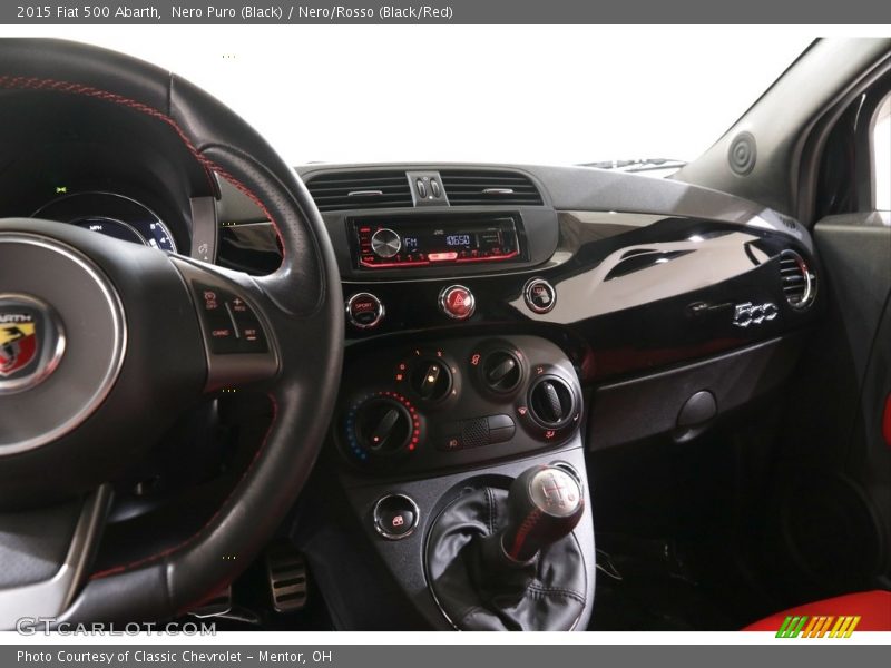 Dashboard of 2015 500 Abarth