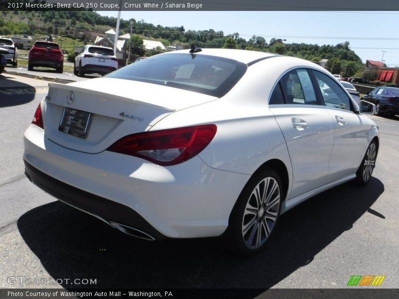 Cirrus White / Sahara Beige 2017 Mercedes-Benz CLA 250 Coupe