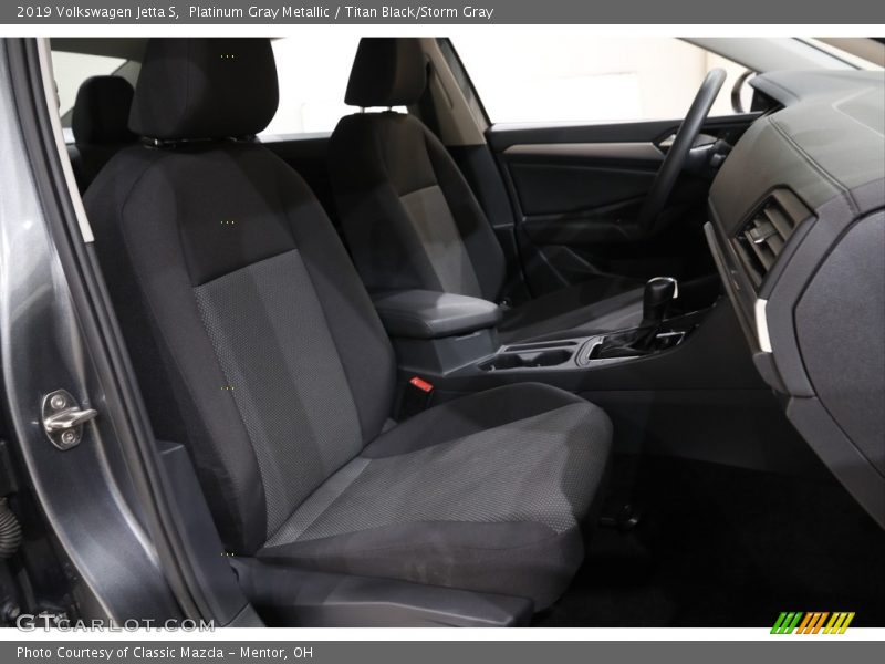 Platinum Gray Metallic / Titan Black/Storm Gray 2019 Volkswagen Jetta S